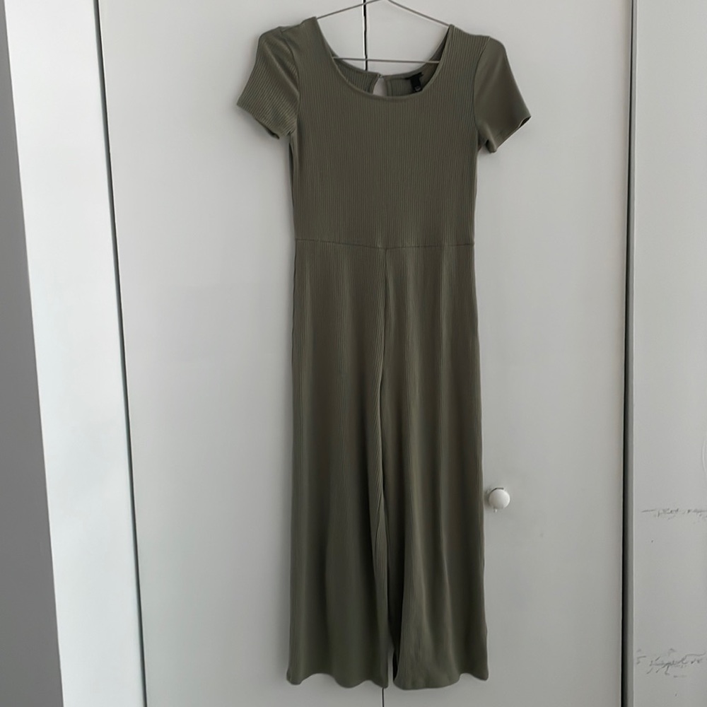 Green T-Shirt Jumpsuit
